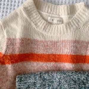 Lou & Grey Hi-lo stripe sweater